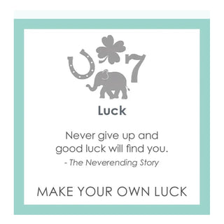 Card shown that is included with charm. 