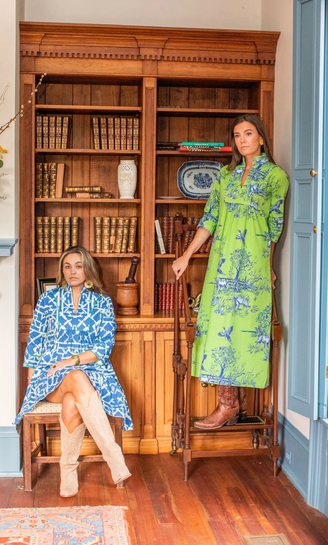 HOUSE OF MBR COUNTRY BLUE TRELLIS© PIPPA SHORT