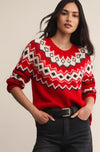 Z Supply ADORNMENT FAIR ISLE SWEATER