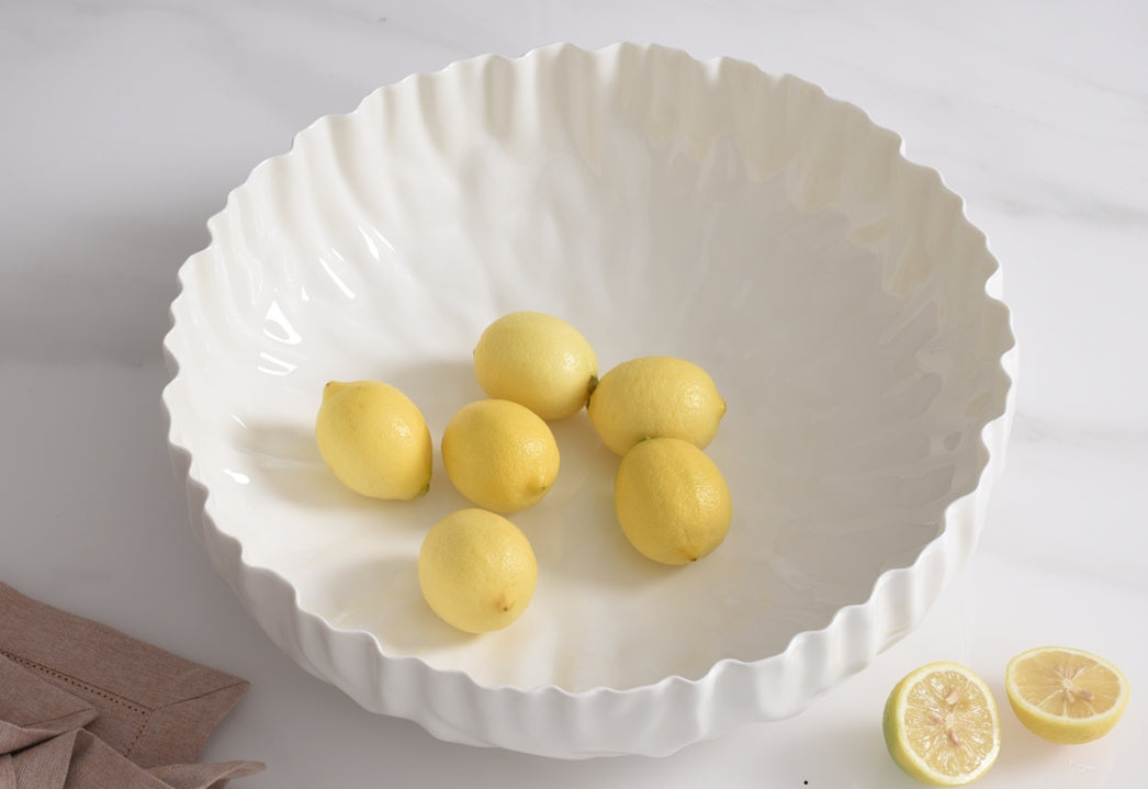 Mascali Bianca Extra Large Shallow Bowl
