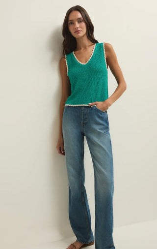 Z Supply Yessenia Whipstitch Relaxed Knit Tank
