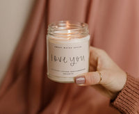 I Love You Candle