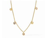 Julie Vos Rainbow Delicate Charm Necklace