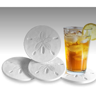 Showing sink on sand dollars coasters 