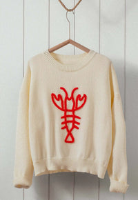 Embroidered Lobster Sweatee