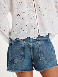 We The Free Now Or Never Denim Shorts In Sunsational