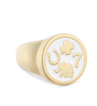 LOLA LUCKY YOU ALL GOLD RING
