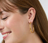 Julie Vos Crescent Hoop Gold