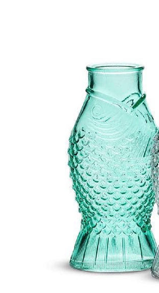 Small Spouting Fish Vase-3 Assorted-7"H