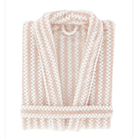 Bubble Stripe Fleece Soft Robe