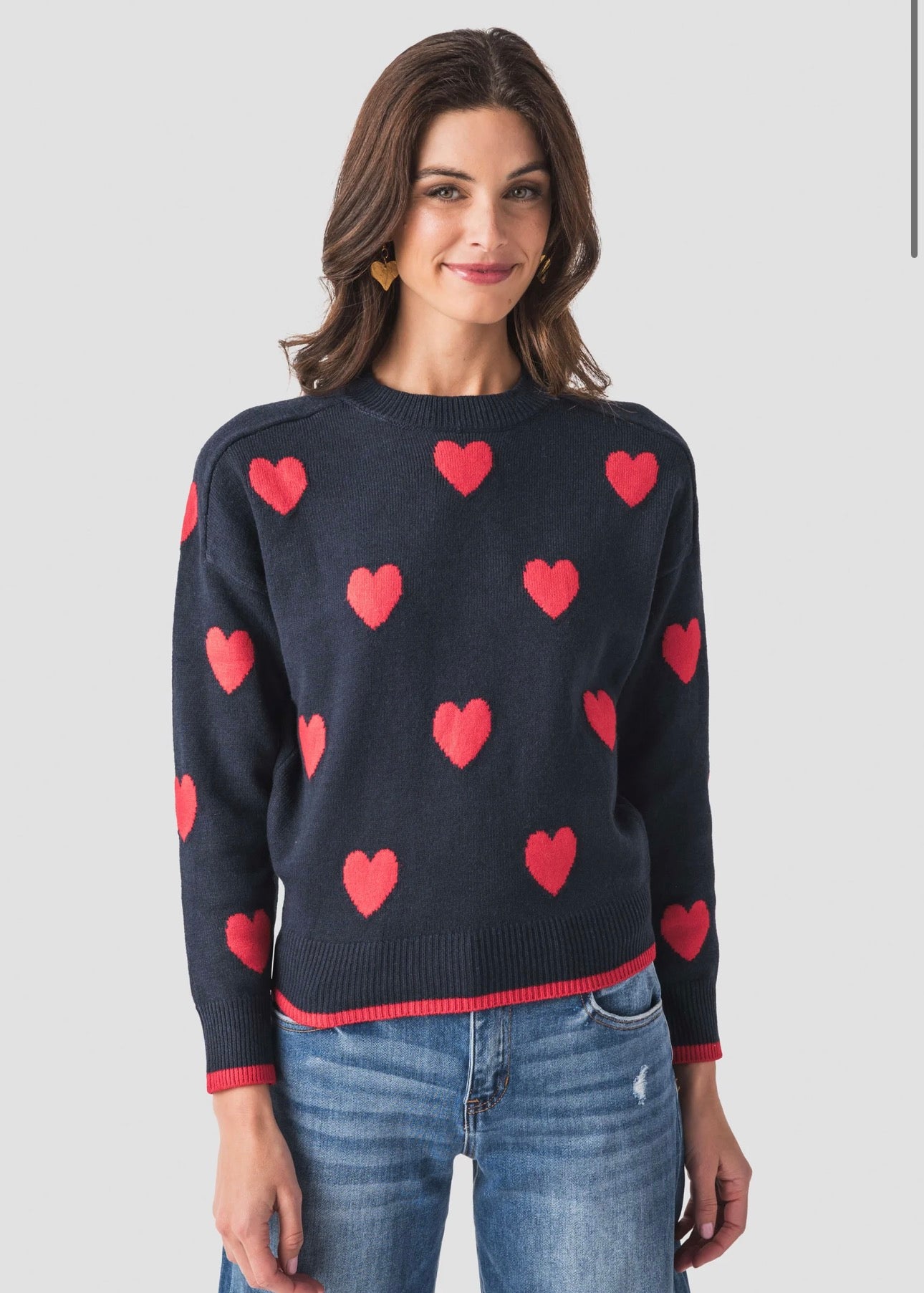 Six Fifty Valentina Heart Sweater