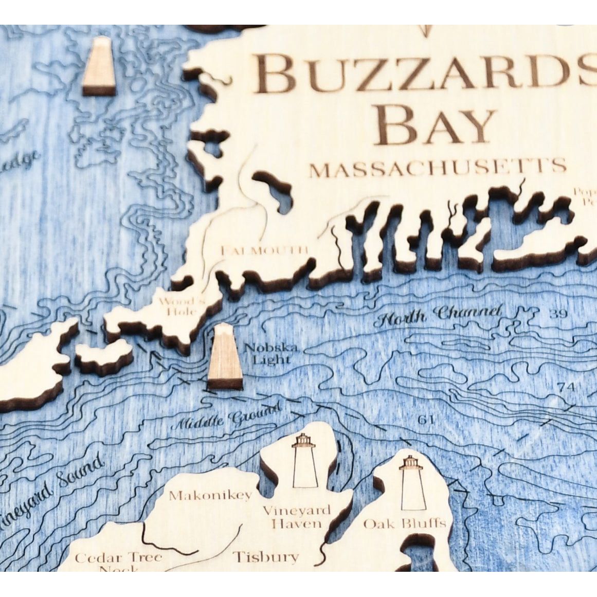 Custom Buzzards Bay Cribbage Board
