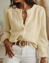 Cable Cut Out Cardigan