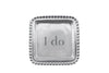 MARIPOSA I DO BEADED SQUARE TRAY