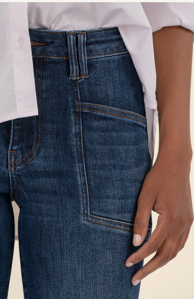 Kut From the Kloth Kelsey High Rise Ankle Flare