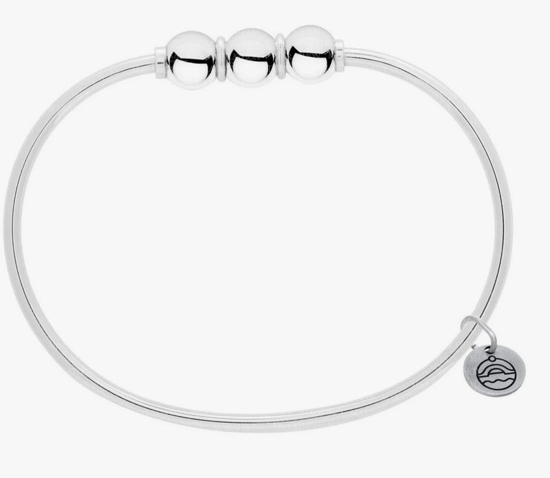 Cape Cod Triple Ball Bracelet Silver or Two-Tone Authentic LeStage