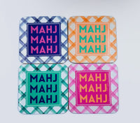 Set Of 4 Mahjong Coasters- My Fair Mahjong