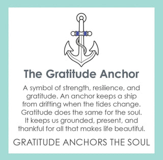 Lola Gratitude Anchor Pendant