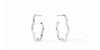 Julie Vos Gardenia Hoop Earring Silver or Gold