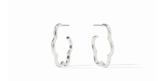 Julie Vos Gardenia Hoop Earring Silver or Gold