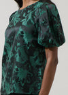 Palmina Jacquard Puff Sleeve Top