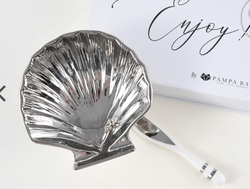 Porcelain Shell Dip Set