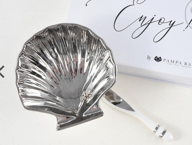 Porcelain Shell Dip Set