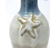 Handmade Starfish Pottery Olive Oil Bottle