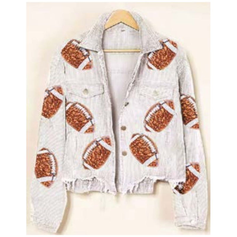 Corduroy Sequence Football Jacket