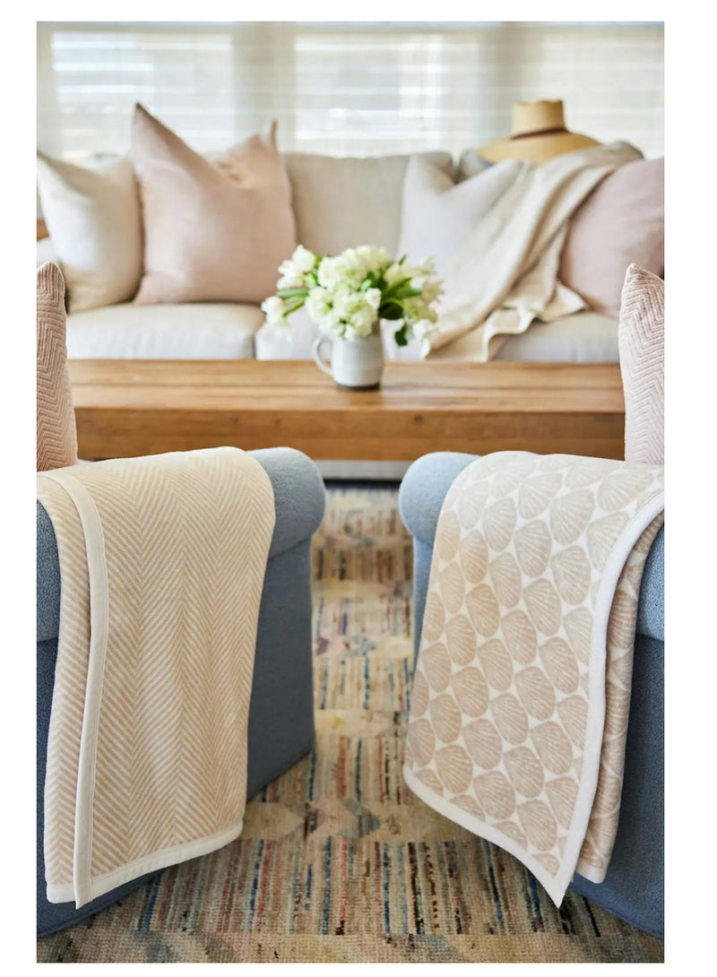 Chappy Wrap Harborview  Herringbone Navy or Light Grey