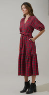Chapman Red Plaid Dress