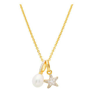 Gold Vermeil Starfish Earrings or Necklace