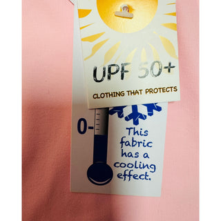 Lulu B Solid UPF50+ Ruffle Sleeveless Top
