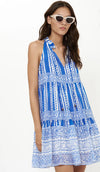 OLIPHANT  SLEEVELESS TIERED SHORT- ZIGGY BLUE