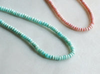 Pink/ Aqua  Opal Necklace Water Friendly