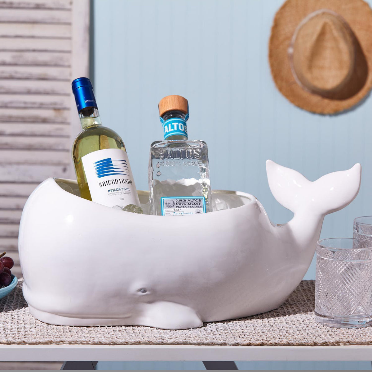 Whale Planter/ Bottle Chiller