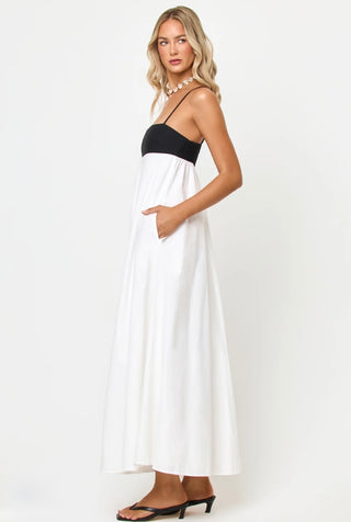 Raveena Dress Black Cream or Black By LSPACE