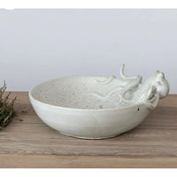 Stoneware Octopus Bowl