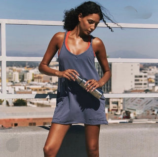FP Movement Hot Shot Mini Dress Blue  Indigo Or Black