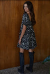 Floral Print Mini Dress