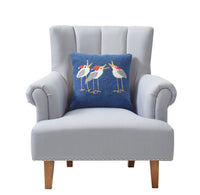 Kate Nelligan Caroling Seagulls Hook Pillow