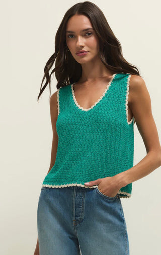 Z Supply Yessenia Whipstitch Relaxed Knit Tank