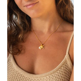 Gold Vermeil Starfish Earrings or Necklace
