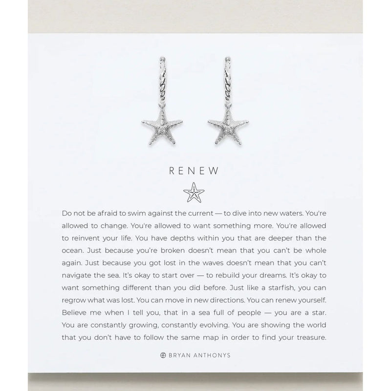 Renew Starfish Earrings