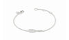 Pure silver plate (tarnish-free), CZ
Inner circumference: 6.8 / 7 / 7.3 inches (adjustable)
Width: 0.4 inches
Closes with lobster clasp
Julie Vos hallmark