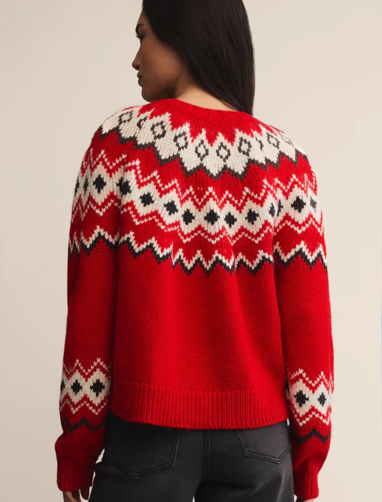 Z Supply ADORNMENT FAIR ISLE SWEATER