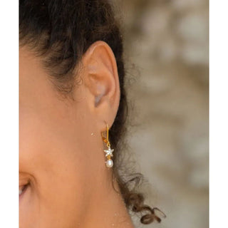 Gold Vermeil Starfish Earrings or Necklace