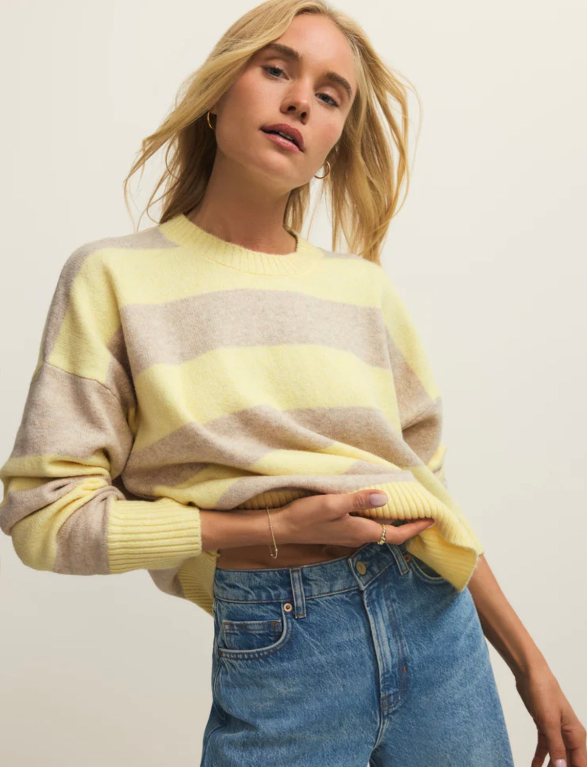 Z SUPPLY 
CIRRUS COZY STRIPE SWEATER