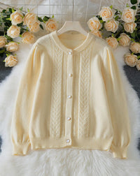 Cable Cut Out Cardigan