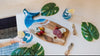 Whale Shaped Ocean Wave Charcuterie Board